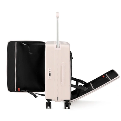 Maleta con apertura dual