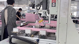 Línea de producción de maletas