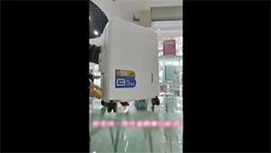 Maleta sin cierre con asa ancha