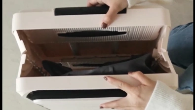 Maleta plegable con apertura lateral