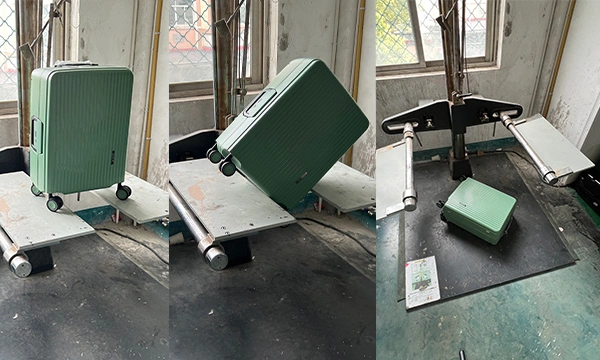 Prueba de caída de ruedas