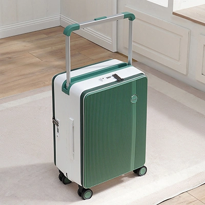 Maleta de mano con bolsillo delantero y asa ancha