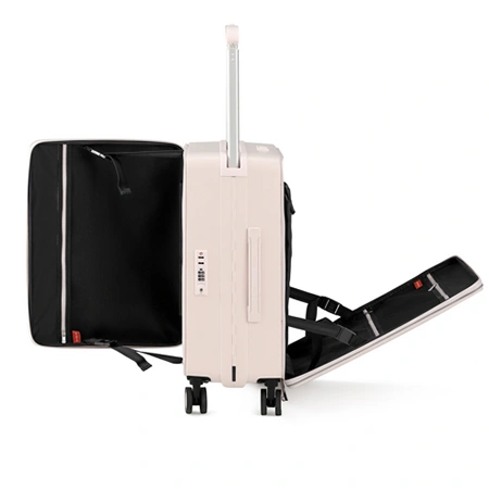 Maleta de mano de apertura dual