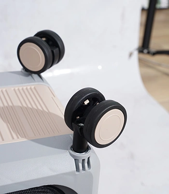 Ruedas dobles giratorias de 360°