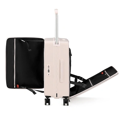 Maleta con apertura dual