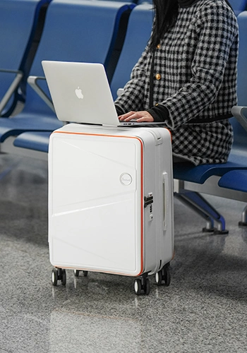 Maleta con apertura dual