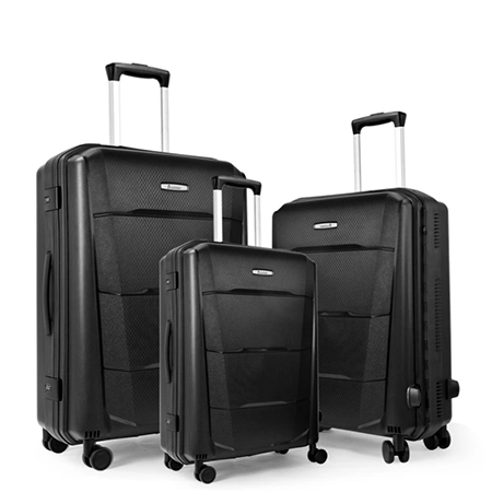 Juego de maletas sin cierre