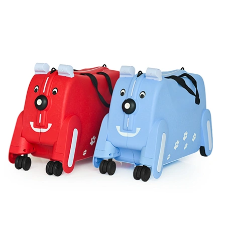 Maleta montable con diseño de perro