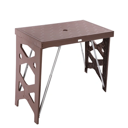 Juego de mesa y sillas plegables rectangulares