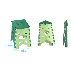 Juego de mesa cuadrada y sillas plegables
